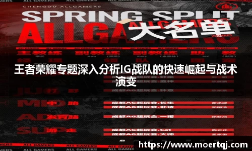 王者荣耀专题深入分析IG战队的快速崛起与战术演变